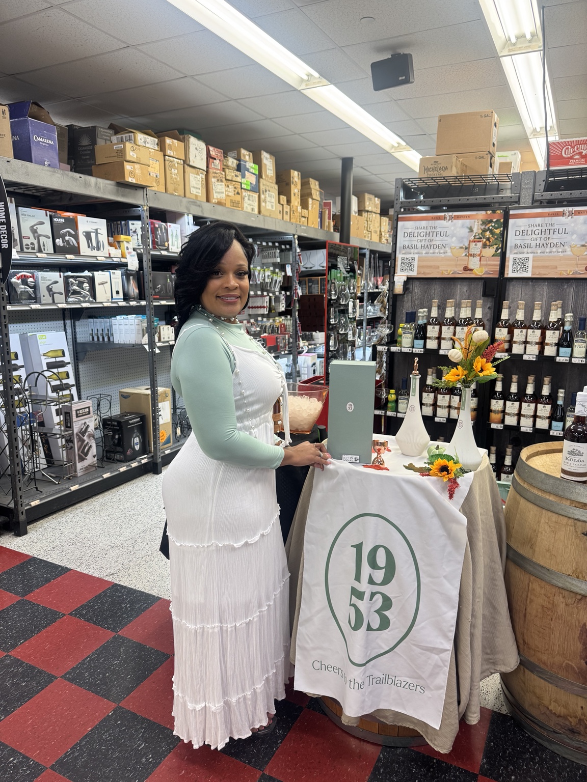 Brand ambassador presenting a 1953 Tequila tasting